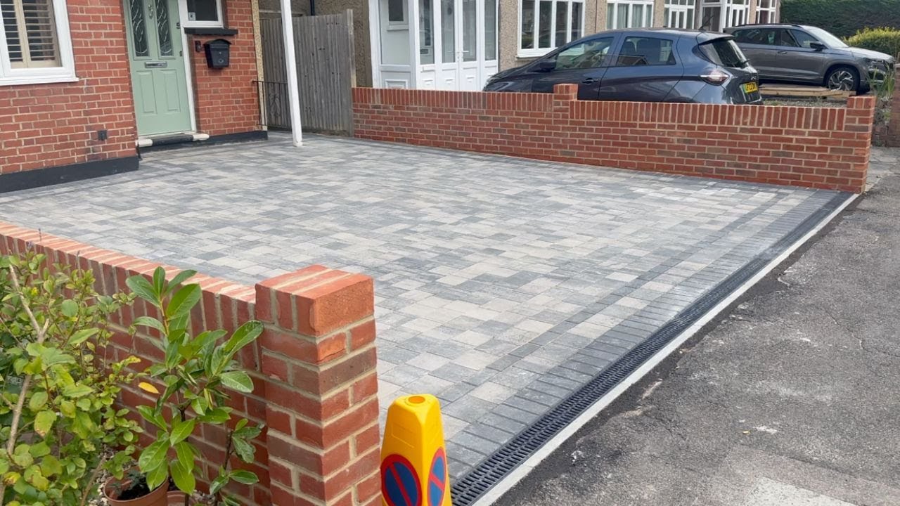 Block Paving Driveway Installation using Tobermore Shannon - Wallington