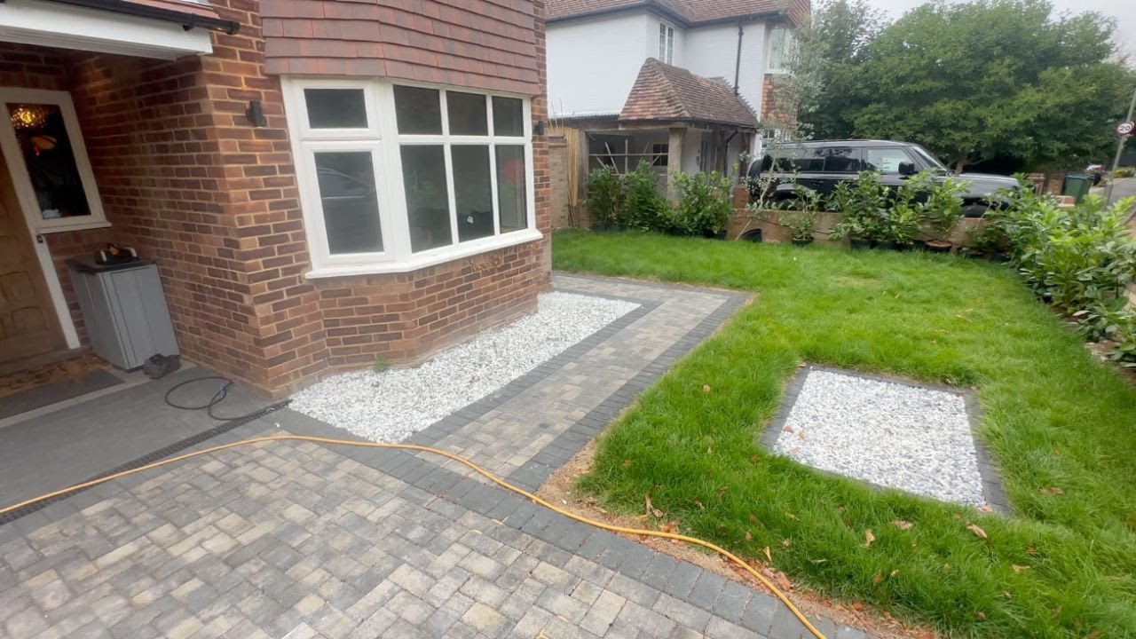 Driveway and Patio Installation - Before and After
